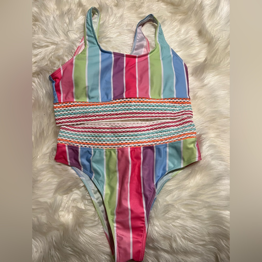 Colorful Stripe Bikini